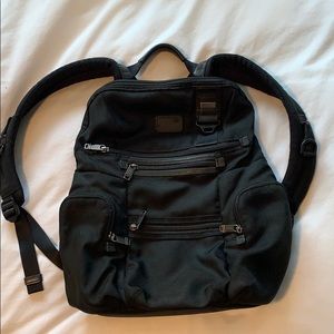 Tumi black backpack